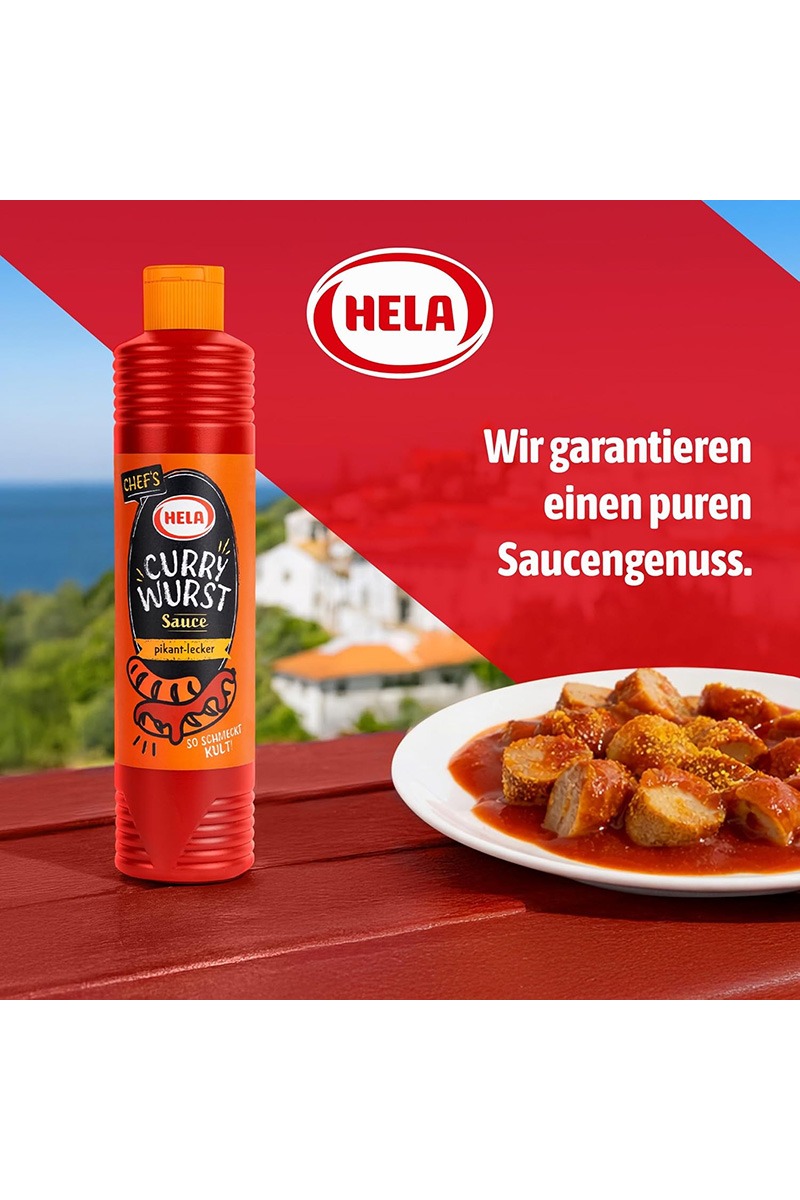Hela Sos Curry pentru carnati, picant, 800 ml - imagine 4