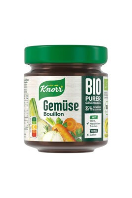 Knorr BIO Bouillon de Legume, 5,5L, Borcan 100 g
