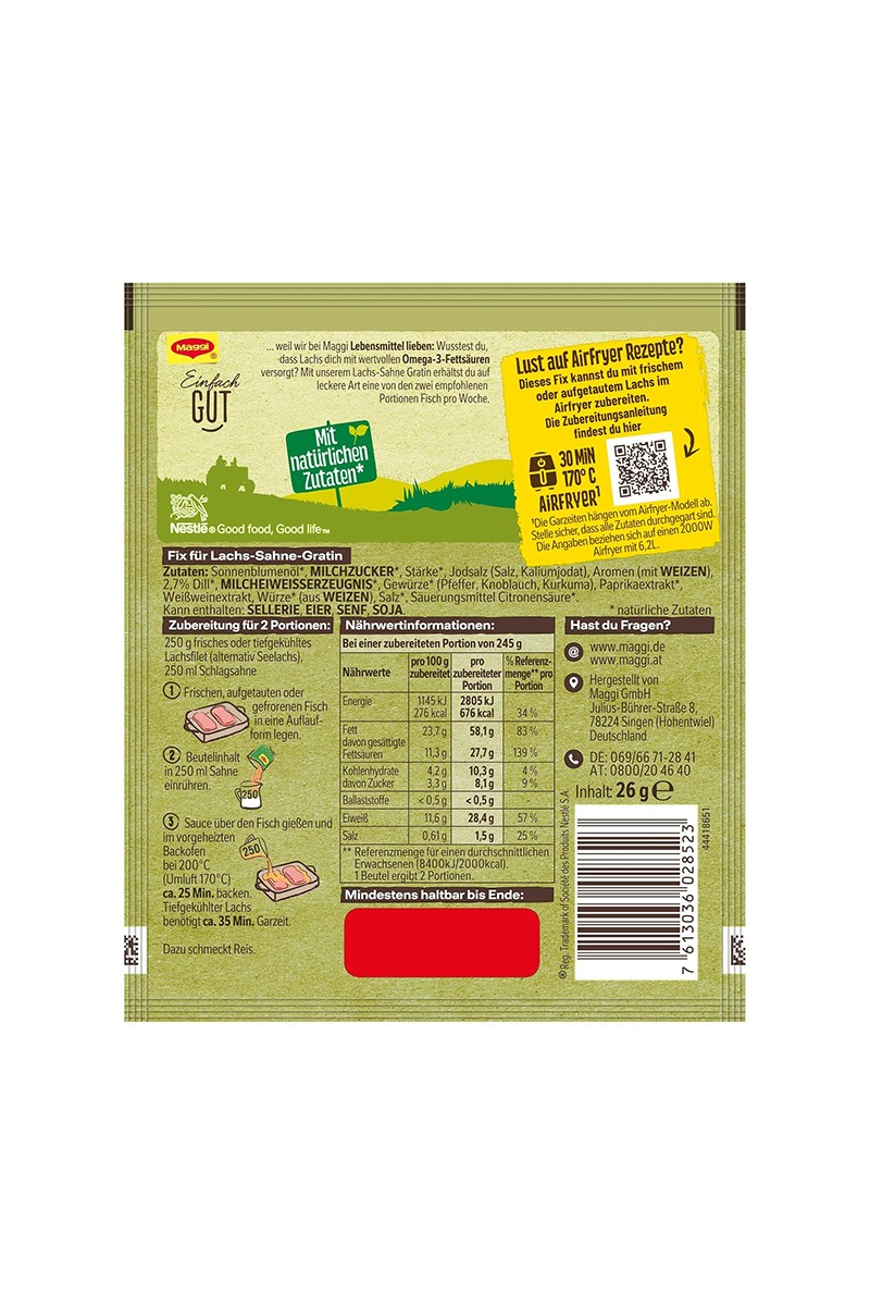 Maggi Fix Gratin de somon cu smantana 26g - immagine 4