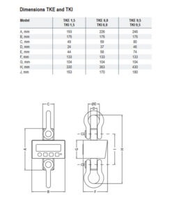 Alternatief beeld van Cantar macara industrial Yale Tigrip TKE 6.0