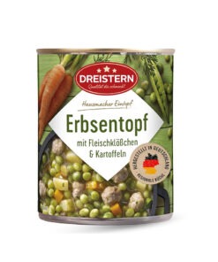 Tocanita de mazare cu carnati Dreistern 800g