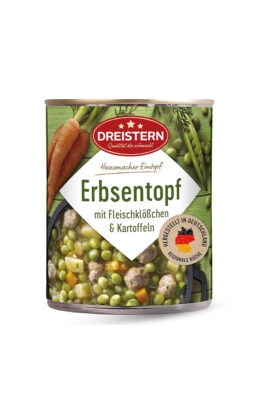 Tocanita de mazare cu carnati Dreistern 800g