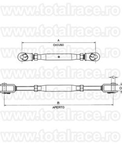 Vista alternativa dell'Intinzator inox Furca-Furca Art.505 M10