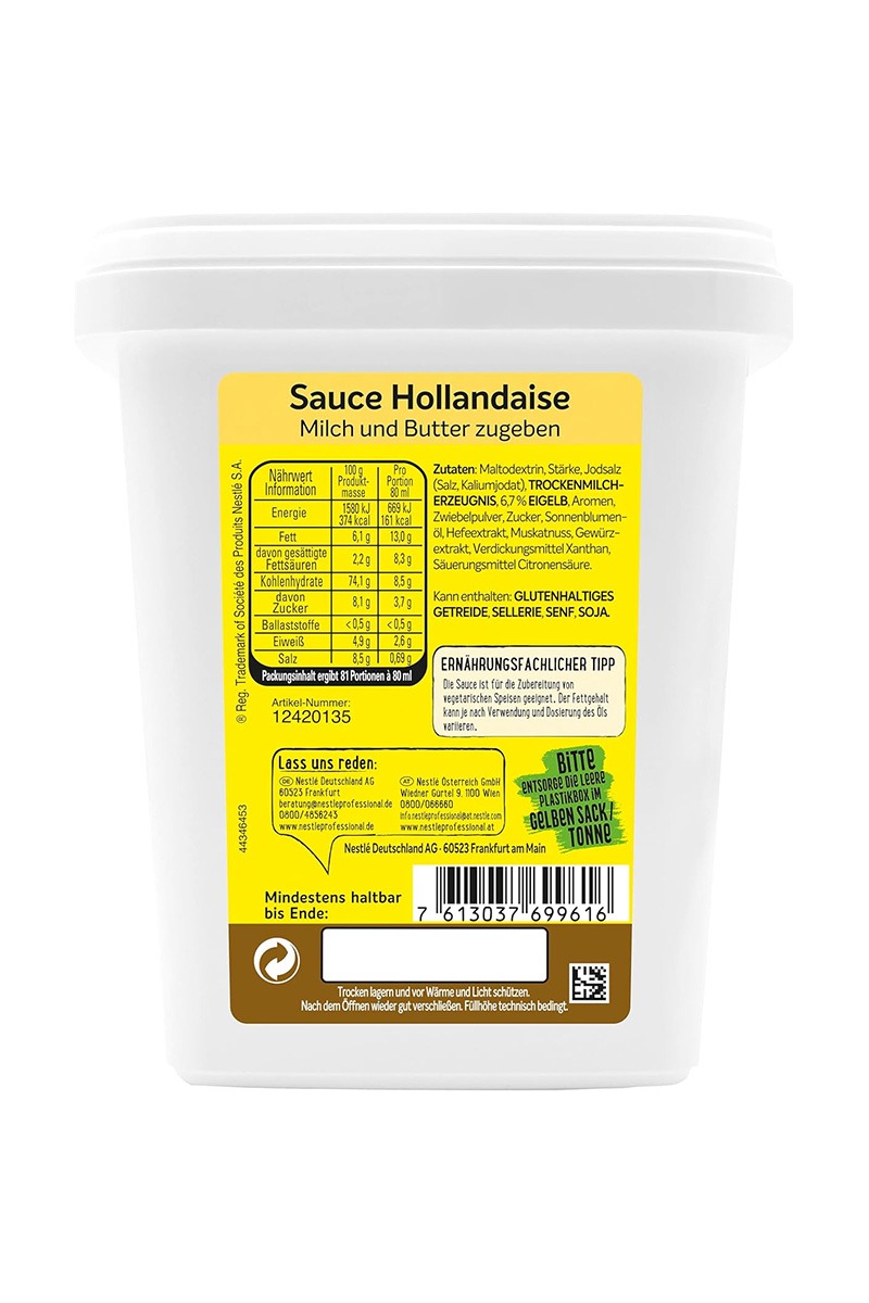 Maggi Professional – Sos Hollandaise, vegetarian 600g - imagine 2