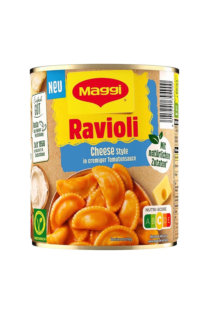 Ravioli in sos de rosii cu umplutura de branza Maggi 800 g