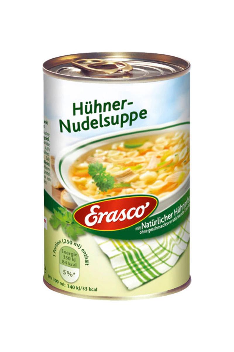 Erasco Supa cu pui si taitei 390 ml, import Germania