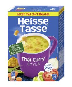Heisse Tasse Supa instant Thai Curry 4 x 19.4 g, import Germania