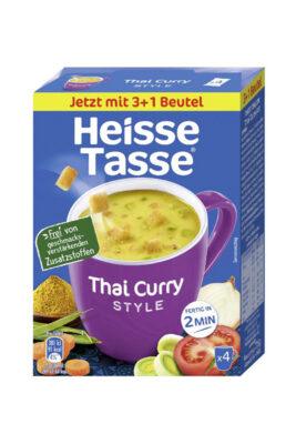 Heisse Tasse Supa instant Thai Curry 4 x 19.4 g, import Germania