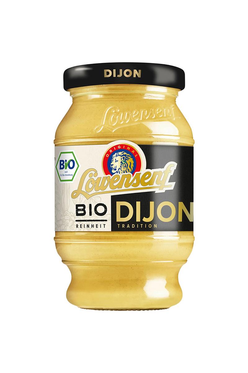 Lowensenf Dijon Mustar gourmet clasic, intens si picant 250 ml, import Germania