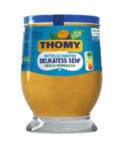 Thomy mustar mediu-picant 250 ml, import Germania