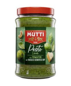 Mutti Pesto de rosii verzi si busuioc 180g