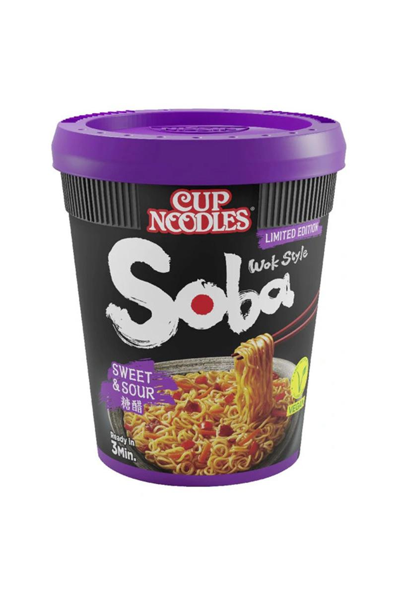 Nissin Soba Noodles cu sos dulce-acrisor 88g