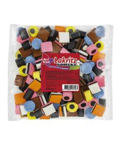 Red Band Bomboane gumate cu lemn dulce Lakritz Konfekt 450g