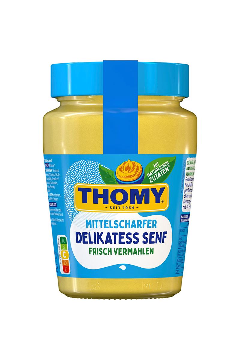 Thomy mustar mediu-picant 250 ml, import Germania