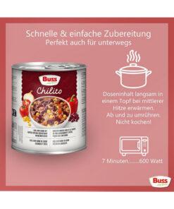 Buss Chilito – Chili con Carne picant, 800 g - imagine 3