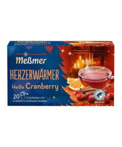 Messmer Ceai de iarna „Heart-Warmer” cu merisoare, 20 pliculete