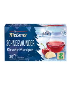 Messmer Ceai de fructe „Snow Wonder” cu aroma de cirese si martipan, 20 pliculete