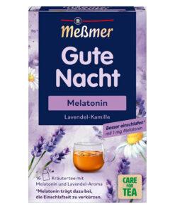 Messmer Ceai „Noapte Buna” cu melatonina si lavanda, 16 pliculete