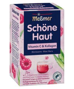 Messmer Ceai de fructe cu vitamina C si colagen, 16 pliculete