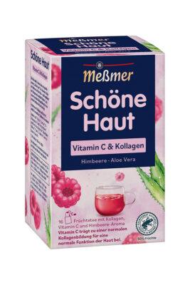 Messmer Ceai de fructe cu vitamina C si colagen, 16 pliculete